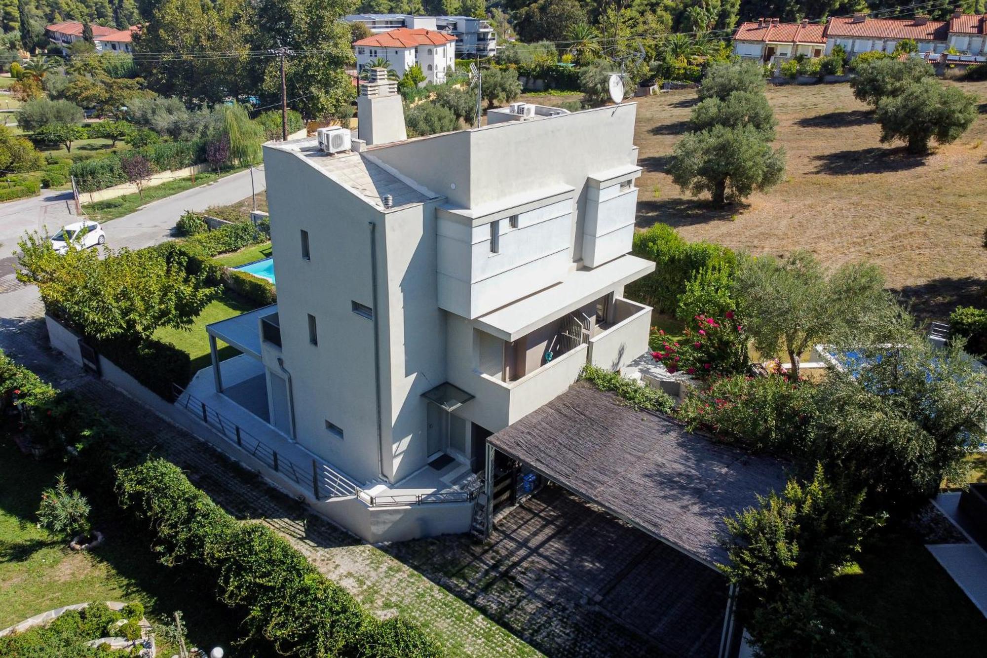 Deluxe Chrousso Pool Villa Paliouri Exterior foto