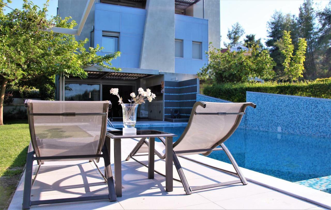 Deluxe Chrousso Pool Villa Paliouri Exterior foto